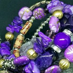 🌌Carved Boho 'Harmony' Beaded Wrap Bracelet